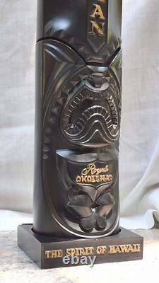Royal Okolehao Liqueur Bottle Made Of Lava. The Spirit Of Hawaii Very Rare
