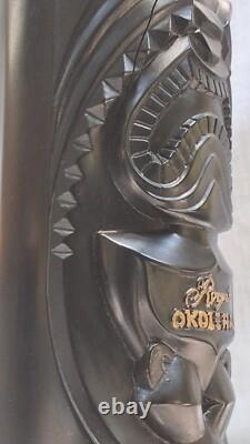 Royal Okolehao Liqueur Bottle Made Of Lava. The Spirit Of Hawaii Very Rare