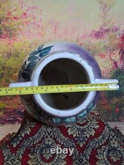 Royal Satsuma Large Gold gilded birds moriage mid 19th. C. Very rare piece