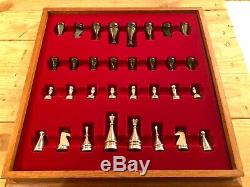 Royal Selangor Pewter Chess Set Very Rare & Collectible UK Seller