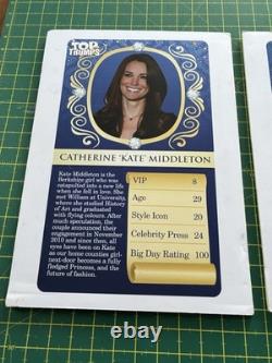 Royal Wedding 2011 William & Kate TOP TRUMPS PROMOTIONAL PLACARDS! Very RARE
