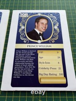 Royal Wedding 2011 William & Kate TOP TRUMPS PROMOTIONAL PLACARDS! Very RARE Royal Wedding 2011 William & Kate TOP TRUMPS PROMOTIONAL PLACARDS! Very RARE