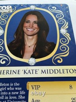 Royal Wedding 2011 William & Kate TOP TRUMPS PROMOTIONAL PLACARDS! Very RARE
