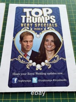 Royal Wedding 2011 William & Kate TOP TRUMPS PROMOTIONAL PLACARDS! Very RARE