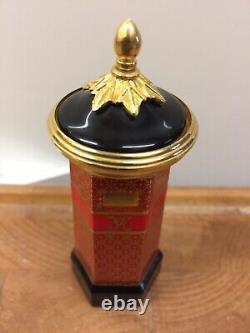 Royal Worcester Connoisseur Collection Victorian Post Box Trinket Box Very Rare
