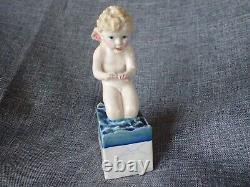 Royal Worcester Figurine 1935 GOOD LUCK TO YOUR FISHING- RW3095 very rare
