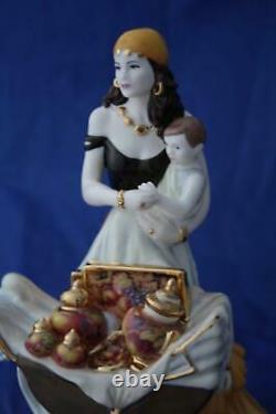 Royal Worcester Very Rare'a Precious Purchase From Stow Fair' Figurine