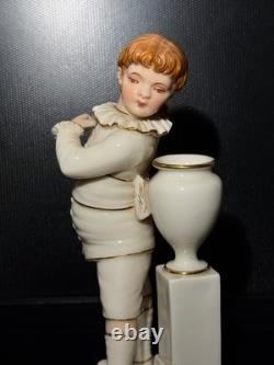 Royal Worcester figure of a boy, 19 cent, VERY OLD & RARE