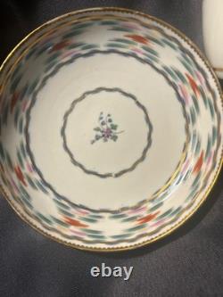 Royal derby very rare needlework cup and saucer