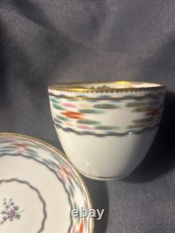 Royal derby very rare needlework cup and saucer