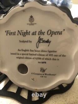 Royal worcester First Night At the Opera very rare Ltd edition mint condition