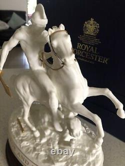 Royal worcester figurine Very rare Large Size St George And The Dragon