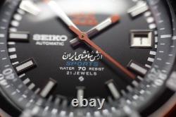 Seiko Shahi Iranian Royal Army Serviced Functioning Automatic Very Rare