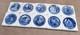 Set Of 10 Antique Royal Copenhagen Christmas Plates 1920-1929 Very Rare Set