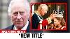 Shocking News King Charles Crowns Princess Charlotte With A Rare Royal Title