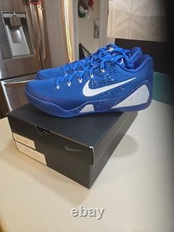 Size 12.5 -Kobe 9 EM Low Protro Wildcats PE Royal HV57331814662 VERY RARE SIZE