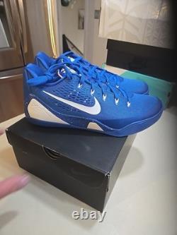 Size 12.5 -Kobe 9 EM Low Protro Wildcats PE Royal HV57331814662 VERY RARE SIZE