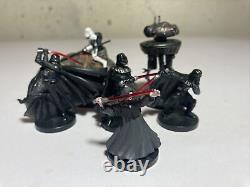 Star Wars Miniatures Imperial Lot Of 199 With Cards Very Rare Darth Vader Anakin