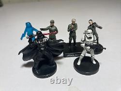 Star Wars Miniatures Imperial Lot Of 199 With Cards Very Rare Darth Vader Anakin