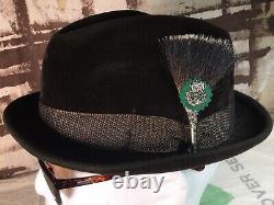 Stetson Royal deluxe Oktoberfest Pinned Fedora Very Nice? RARE