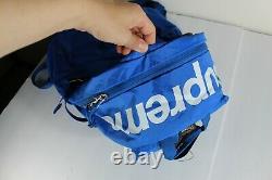 Supreme Backpack Book Bag Strap Logo Season Royal Blue very rare