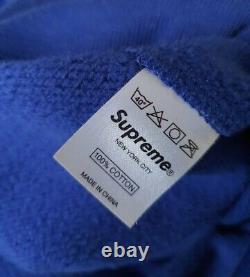 Supreme Stars hooded sweatshirt size XL blue hoodie royal Very rare vintage