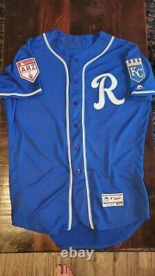 TEAM ISSUED Kansas City Royals Spring Training Jersey 48 Authenticated VERY RARE