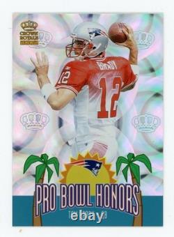 TOM BRADY 2002 Pacific Crown Royale Pro Bowl Honors Insert Card #11 VERY RARE