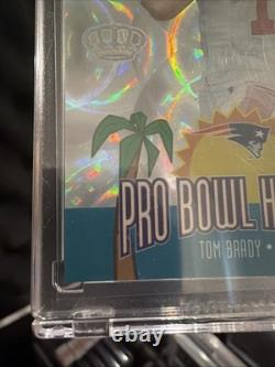 TOM BRADY 2002 Pacific Crown Royale Pro Bowl Honors Insert Card #11 VERY RARE