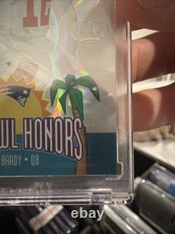 TOM BRADY 2002 Pacific Crown Royale Pro Bowl Honors Insert Card #11 VERY RARE