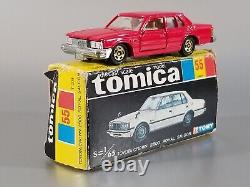 TOMY Tomica Toyota Crown 2800 Royal Saloon / #55 / Made in Japan / Very Rare Red