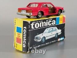 TOMY Tomica Toyota Crown 2800 Royal Saloon / #55 / Made in Japan / Very Rare Red