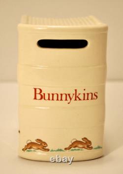 TRH Birth n- Princess Diana Bunnykins Ceramic Book Bank Royal Dalton VERY RARE