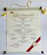 TWA Airlines Royal Ambassador 1st Class Menu Scroll Very Rare