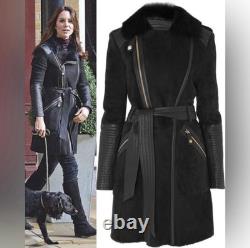 Temperley London'Odele' Black Coat Aso Kate Royal UK10/US6 VERY RARE