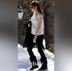 Temperley London'Odele' Black Coat Aso Kate Royal UK10/US6 VERY RARE