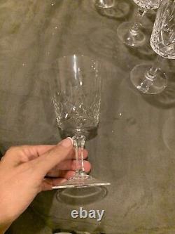 Ten Vintage Very Rare Mont Royale Crystal MRC2 Water Goblets