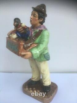 The Organ Grinder-royal Doulton-hn2173-very Rare Old Character Figure