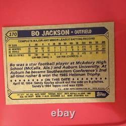 Topps 1987 Topps PINK DOTS VERY RARE? Bo Jackson Kansas City Royals #170