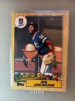 Topps 1987 Topps PINK DOTS VERY RARE? Bo Jackson Kansas City Royals #170