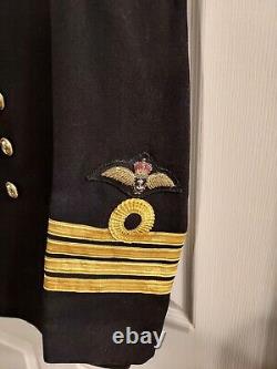 Two Royal Navy Flight Captain's Uniforms Dress & Formal Mess 80's Very rare