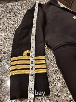 Two Royal Navy Flight Captain's Uniforms Dress & Formal Mess 80's Very rare