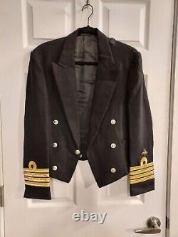 Two Royal Navy Flight Captain's Uniforms Dress & Formal Mess 80's Very rare