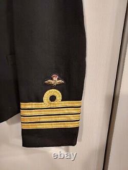 Two Royal Navy Flight Captain's Uniforms Dress & Formal Mess 80's Very rare