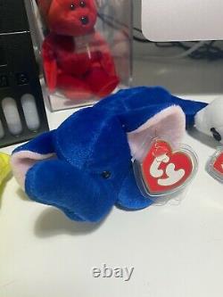 Ty Beanie Babies Peanut Royal Blue (VERY RARE!)