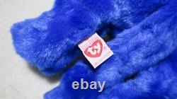 Ty Beanie Buddy Peanut The Elephant Royal Blue VERY RARE! 