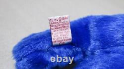 Ty Beanie Buddy Peanut The Elephant Royal Blue VERY RARE! 