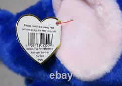 Ty Beanie Buddy Peanut The Elephant Royal Blue VERY RARE! 