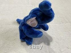 Ty Beanie Buddy Peanut The Elephant Royal Blue VERY RARE! MWMT