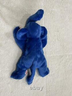 Ty Beanie Buddy Peanut The Elephant Royal Blue VERY RARE! MWMT